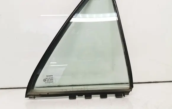 Rear vent window glass