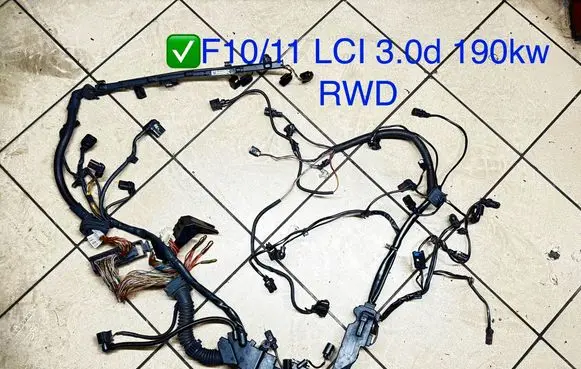 BMW 5 F10 F11 Engine installation wiring loom 782375405 75502040 782375505