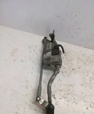 Front wiper linkage and motor