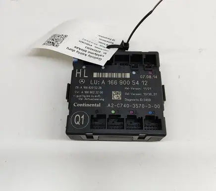 Mercedes-Benz GL X166 Door control unit/module A1669005412 A1668205226