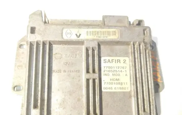 Renault Kangoo I Engine control unit/module 7700112767 7700108811 216525141