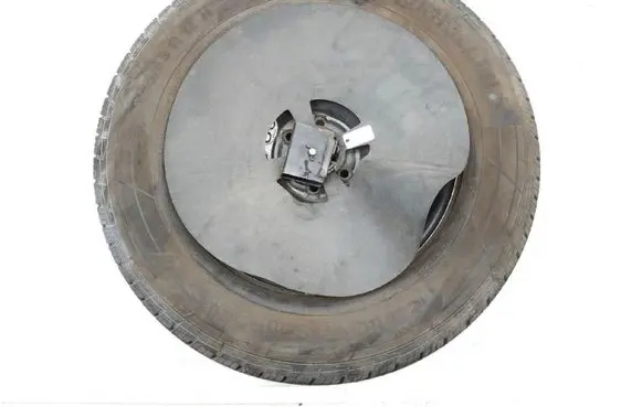 Nissan Navara D23 R17 spare wheel