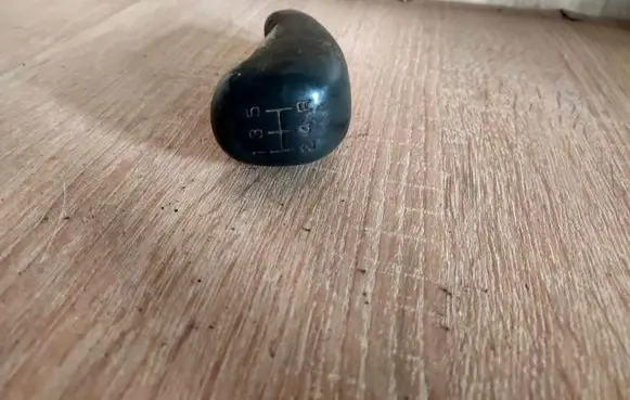 Gear lever shifter trim leather/knob
