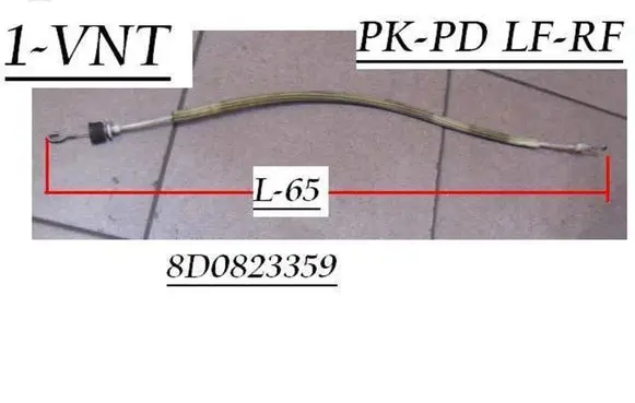 Front door cable line