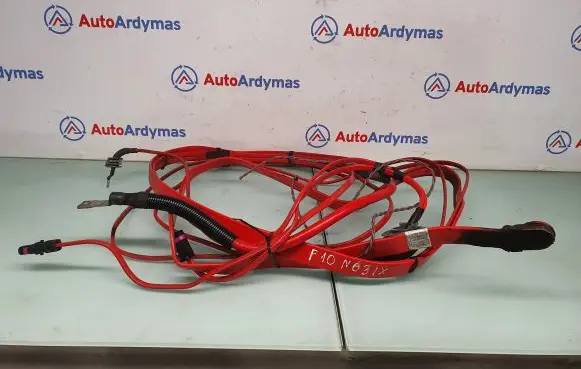 BMW 5 F10 F11 Positive cable (battery) 9150990 61129150990 61129348286