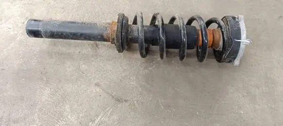Audi Q7 4M Front shock absorber with coil spring 4M0031T E5407401