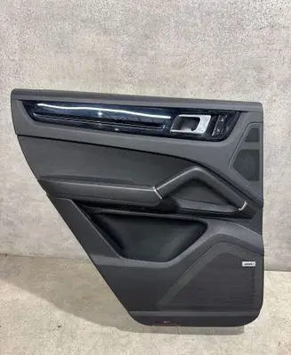 Porsche Cayenne (9Y0 9Y3) Rear door card panel trim 9Y0867307C 9Y0971693E 9Y0863981