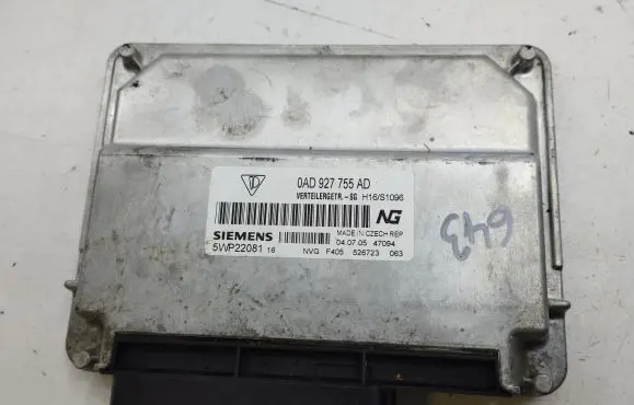 Porsche Cayenne (9PA) Gearbox control unit/module 5WP22081 0AD927755AD