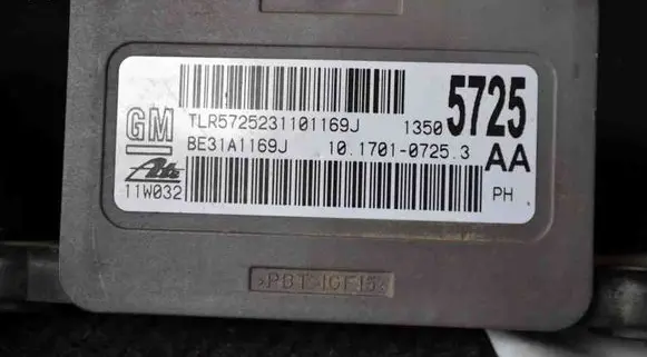 Chevrolet Cruze Acceleration sensor 13505725