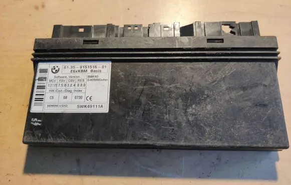 BMW 5 E60 E61 Comfort/convenience module 6135915151601