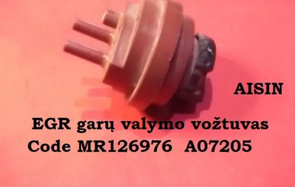 Mitsubishi Pajero Sport I EGR valve MR126976 A07205