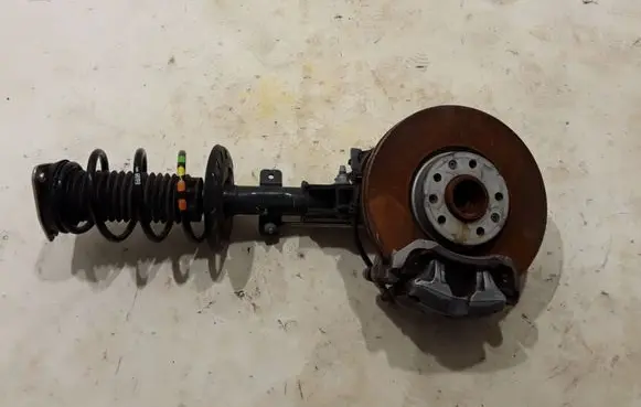 Front wheel hub spindle knuckle