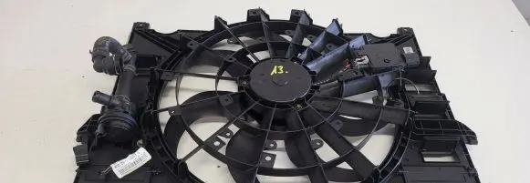 Jaguar XE Radiator cooling fan shroud GX738C607AE