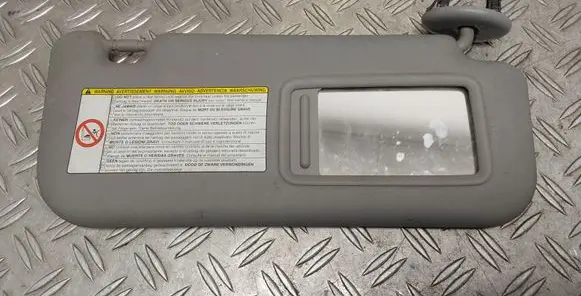 Toyota Yaris Sun visor