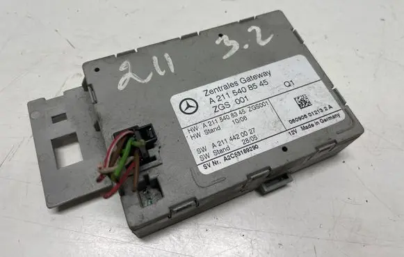 Mercedes-Benz E W211 Other control units/modules A2115408545 A2115408345 A2114420027