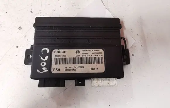 Citroen C5 Parking PDC control unit/module 9663821780 0263004203 6002JC0860