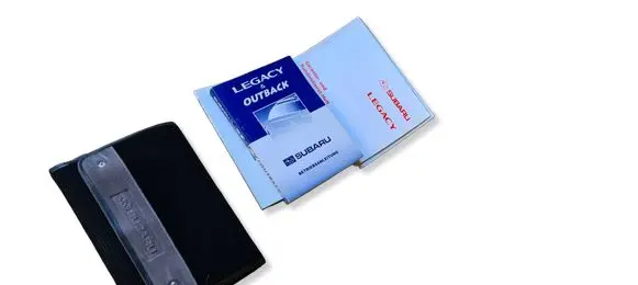 Subaru Legacy Owners service history hand book 