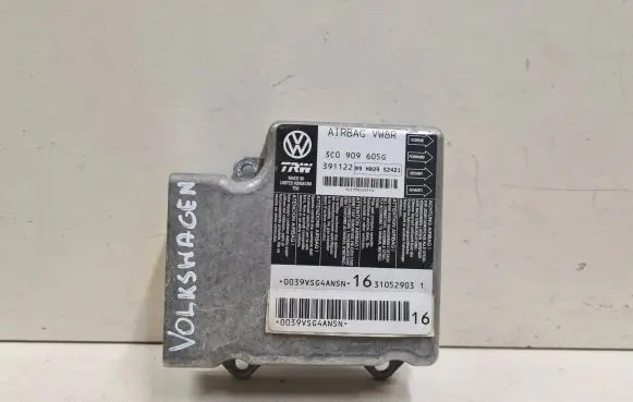 Volkswagen PASSAT B6 Airbag control unit/module 3C0909605G 391122 09H029S2421