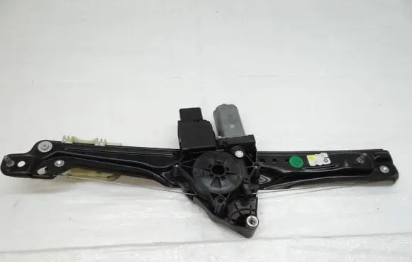 Rear door window regulator with motor