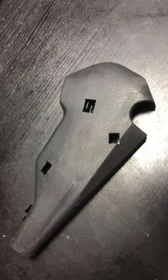 BMW 7 E38 Seat belt trim 8238488