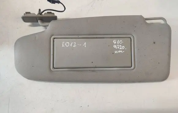 Volvo S60 Sun visor