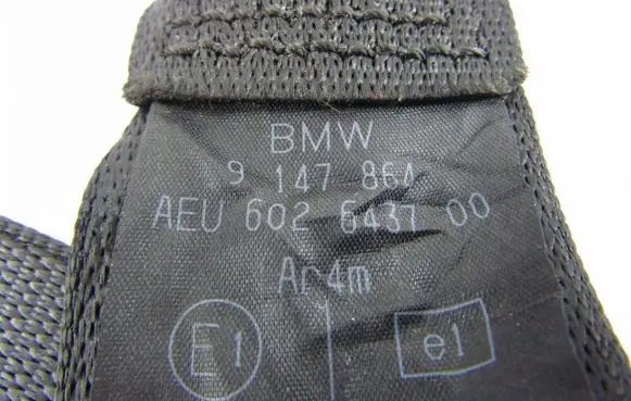 Mini One - Cooper Cabrio R52 Rear seatbelt 9147864