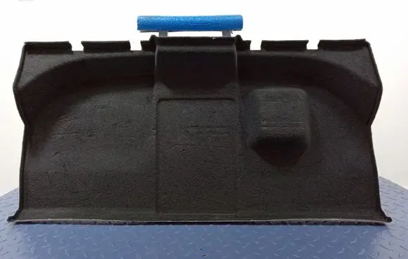 Volkswagen Phaeton Front floor carpet liner 3D5867707B