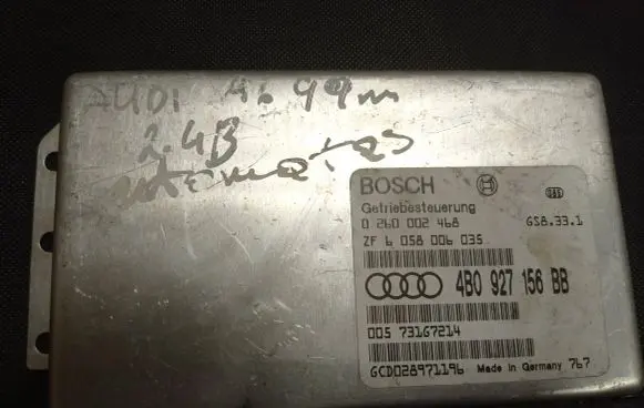 Audi A6 S6 C5 4B Gearbox control unit/module 4B0927156BB