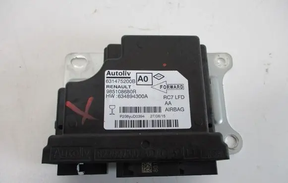 Renault Megane IV Airbag control unit/module 985108680R