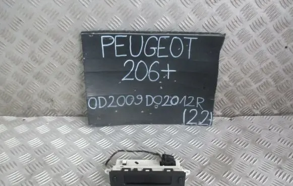 Peugeot 206+ Screen/display/small screen 96613336