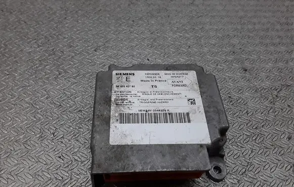 Peugeot 307 Airbag control unit/module 9645840780
