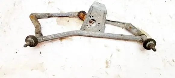 Front wiper linkage and motor