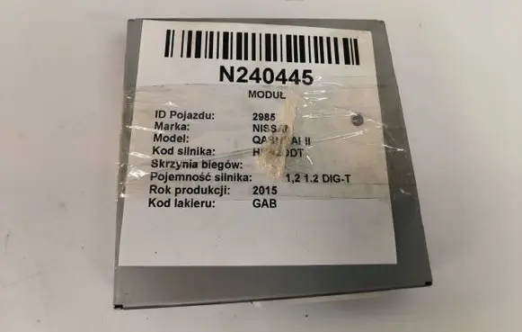Iveco Daily 35 - 40.10 Camera control unit module 284A14EA0AKAMERYY