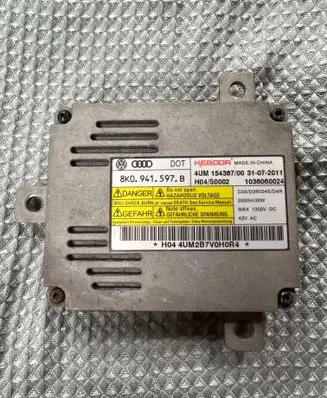 Audi A4 S4 B8 8K Headlight ballast module Xenon 8K0941597B