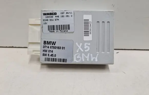 BMW X5 E70 Air suspension control unit module (rear) 3714679316301
