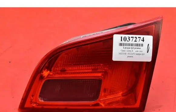 Opel Astra J Rear/tail lights 13282247