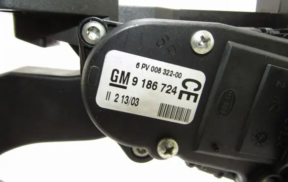 Opel Signum Accelerator throttle pedal 9186724CE