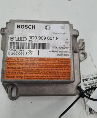 Volkswagen Touareg I Airbag control unit/module 3D0909601F