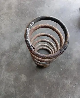 Front coil spring