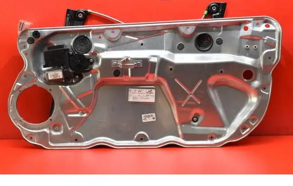 Volkswagen Polo Front door window regulator with motor 6Q3837402H