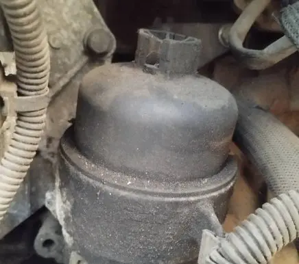 Peugeot 407 Oil filter cover 