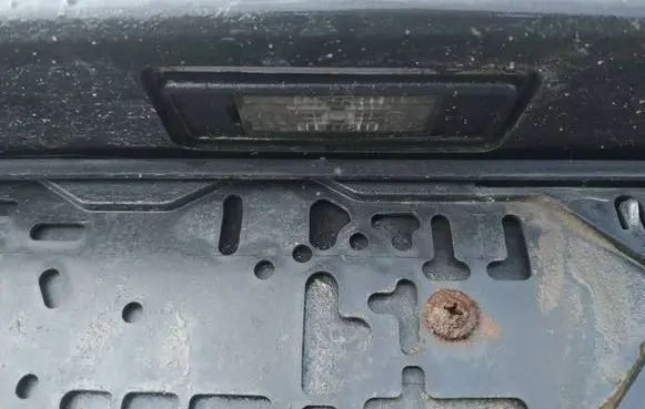Peugeot 308 Number plate light