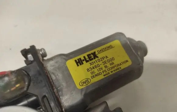 KIA Sorento Rear door window regulator with motor 834603E000