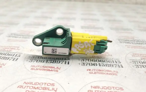 Airbag deployment crash/impact sensor