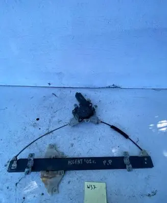 Hyundai Accent Front door window regulator with motor 