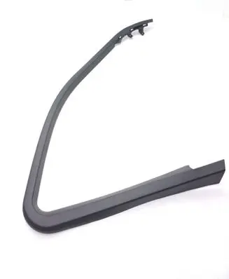 Front door glass trim molding
