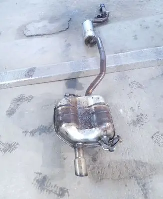 Volkswagen PASSAT B6 Muffler/silencer 3C0119R 3C0253411BC 3C0120G
