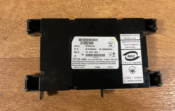 Volvo V50 Bluetooth control unit module 31282349 30752876AB 001EEE08AA04