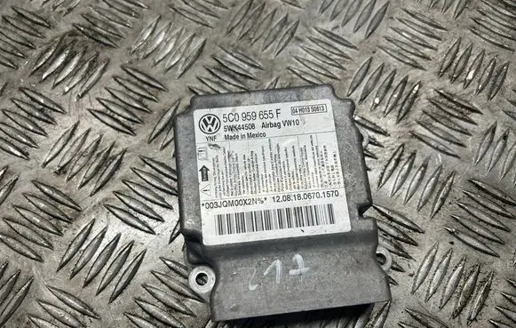 Volkswagen Beetle A5 Airbag control unit/module 5C0959655F