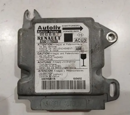 Renault Scenic I Airbag control unit/module 600639500 8200117652B